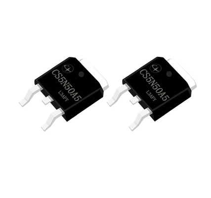 TO-252 พื้นที่ติดตั้ง พลังงานสูงครึ่งตัวนํา 5A 500V 1.33Ω สําหรับเครื่องแห้งผม