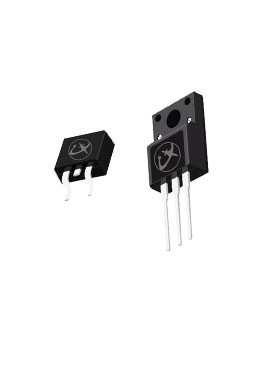 การรั่วไหลต่ํา ความจุต่ํา ความจุสูง ความร้อนสูง ความตึงเครียด N Channel Power Semiconductor