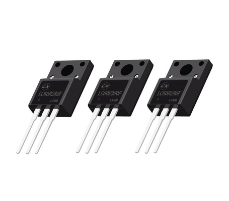 TO-220F ทรานซิสเตอร์ผลสนามครึ่งตัวนําของโลหะออกไซด์ 15A 600V 274mΩ