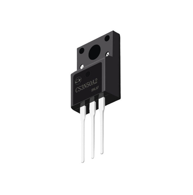 3A 500V 2.85Ω N Channel MOSFET TO-220F ทรานซิสเตอร์ที่มั่นคง