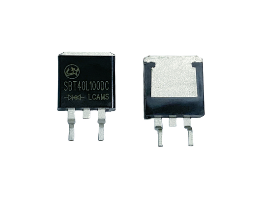 40A100V TO-263 พื้นที่ติดตั้ง VF ต่ํา Schottky Diodes แก้ไข SBT40L100DC