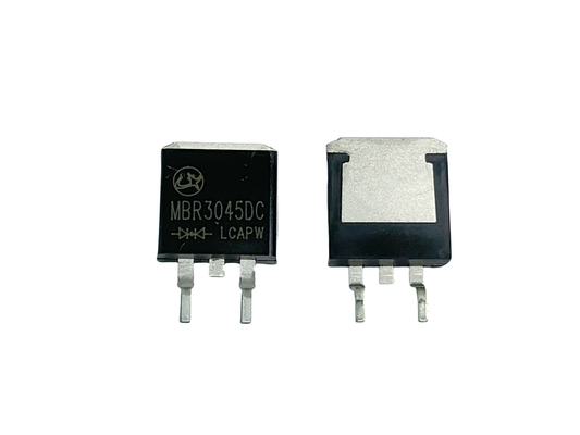 30A45V TO-263 Schottky Barrier Diodes MBR3045DC แหล่งไฟฟ้าสวิตช์โหมด