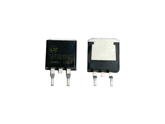 30A100V TO-263 SBT30L100DC การติดตั้งพื้นผิว ไดโอเดส Schottky VF ต่ําที่มีการสูญเสียพลังงานน้อย