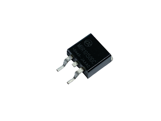 MBR10150DC 10A150V TO-263 Schottky Barrier Rectifier ความดันด้านหน้าต่ําสําหรับการจําหน่ายพลังงาน