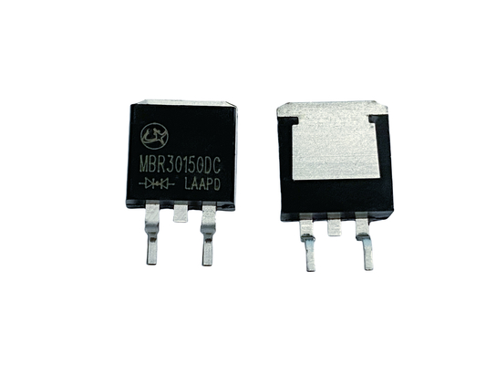 30A150V MBR30150DC TO-263 ไดโอ้ดป้องกัน Schottky สําหรับเครื่องขับเคลื่อนมอเตอร์และอะแดปเตอร์