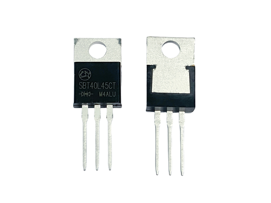 40A45V SBT40L45CT โฟลตต่ําไปข้างหน้า TO-220AB ความสามารถกระแสไฟฟ้าสูง