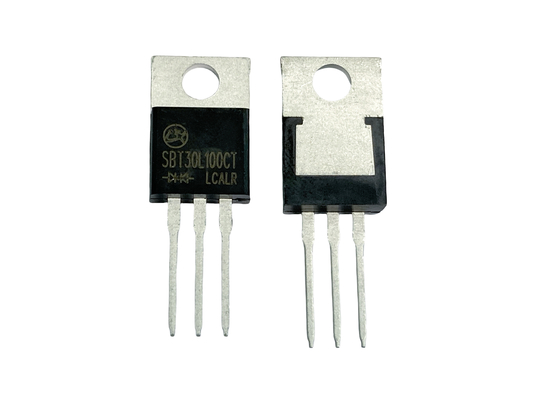 30A100V SBT30L100CT โฟลตต่ําไปข้างหน้า Schottky สําหรับหน่วยไฟฟ้า TO-220AB