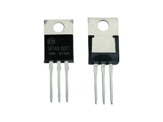 40A100V SBT40L100CT ความเร็วการสลับอย่างรวดเร็ว ความเร็วต่ํา VF Schottky สําหรับการจําหน่ายพลังงาน