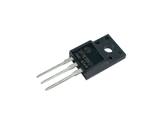10A100V SBT10L100FCT เวลาฟื้นฟูกลับต่ํา สําหรับความดันด้านหน้าต่ํา สําหรับเครื่องพลังงาน