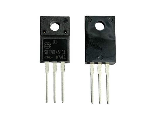 20A45V SBT20L45FCT TO-220F ไดโอเดส Schottky VF ต่ําสําหรับเครื่องปรับและตัวปรับ
