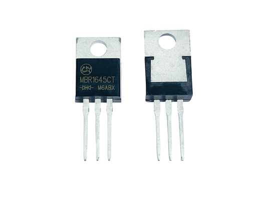 16A45V MBR1645CT ไฟฟ้าสวิทช์ความถี่สูง ไดโอเดสป้องกัน Schottky