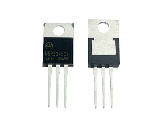 30A45V MBR3045CT ไฟฟ้าสวิทช์ความถี่สูง ไดโอเดสป้องกัน Schottky