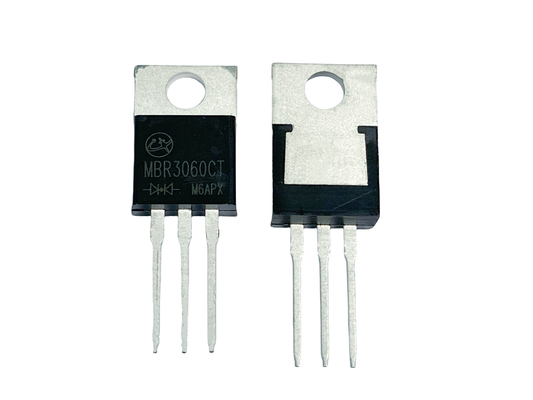 30A60V MBR3060CT ไดโอเดส Schottky VF ต่ํา สําหรับอิเล็กทรอนิกส์รถยนต์