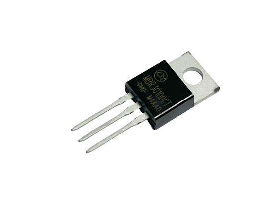 30A100V MBR30100CT ไดโอเดส Schottky VF ต่ําที่มีกระแสความชุ่มชื่นกลับสูง