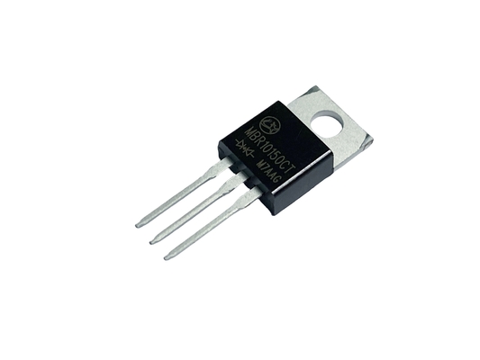 10A150V MBR10150CT ไดโอเดสป้องกัน Schottky VF ต่ํา กระแสความชุ่มชื่นกลับสูง