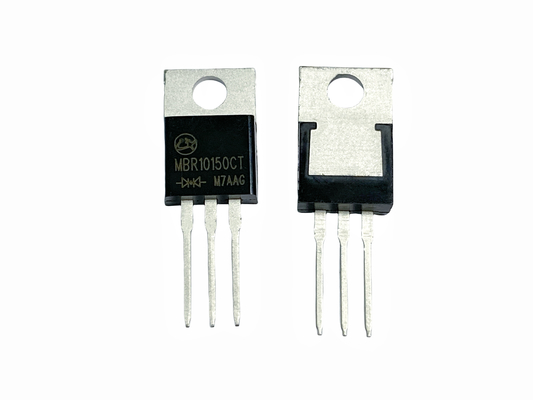 10A150V MBR10150CT ไดโอเดสป้องกัน Schottky VF ต่ํา กระแสความชุ่มชื่นกลับสูง
