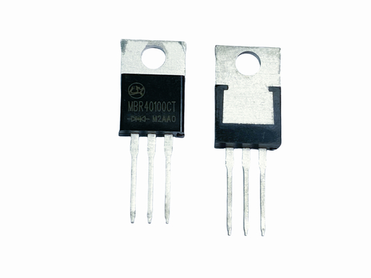 40A100V MBR40100CT Planner Schottky Barrier Diodes สําหรับเครื่องประกอบ DC/DC บนเครื่อง