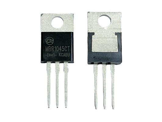 10A45V MBR1045CT โฟลเตจด้านหน้า โดดป้องกัน Schottky VF ต่ํา สําหรับตัวปรับ