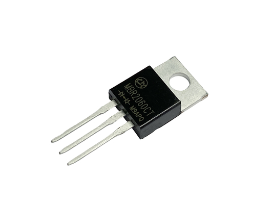 20A60V MBR2060CT ไดโอเดสป้องกัน Schottky ด้วยความดันด้านหน้า VF ต่ํา
