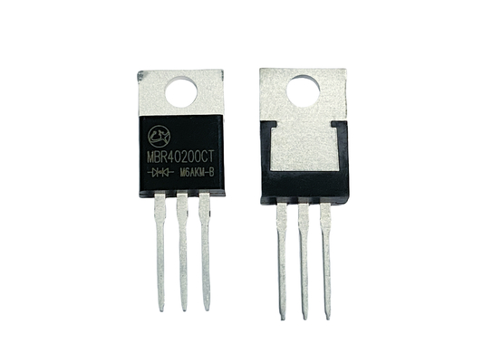 40A200V MBR40200CT ไดโอเดสป้องกัน Schottky ด้วยความดันด้านหน้าต่ํา