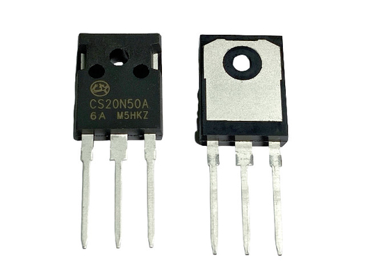 20A500V CS20N50A6 TO-247 มอสเฟตความดันสูง N ช่องสําหรับการจัดการพลังงาน