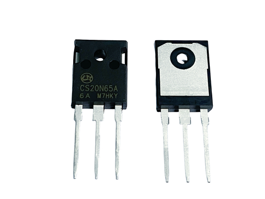20A650V CS20N65A6 N Channel MOSFET ความดันสูง 100% การทดสอบหินตก
