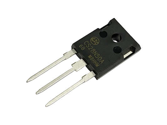 28A500V CS28N50A6 MOSFET ความดันการแยกสูงสําหรับการให้พลังงานสวิตช์โหมด