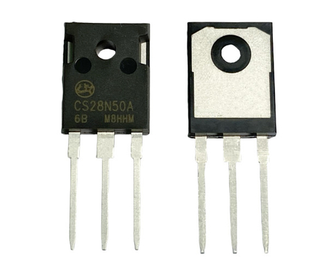 28A500V CS28N50A6 MOSFET ความดันการแยกสูงสําหรับการให้พลังงานสวิตช์โหมด