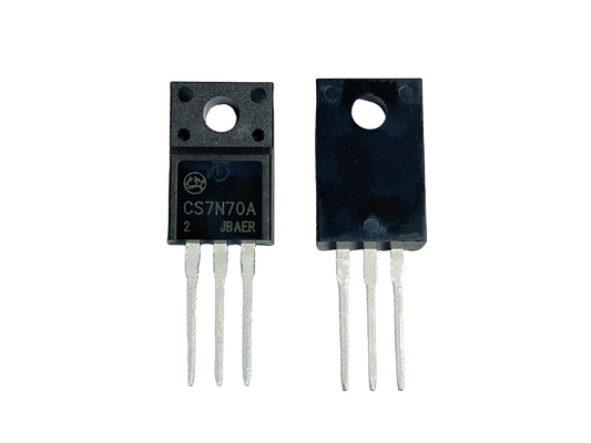 7A700V TO-220F CS7N70A2 HV MOSFET สําหรับเครื่องควบคุมเครื่องยนต์