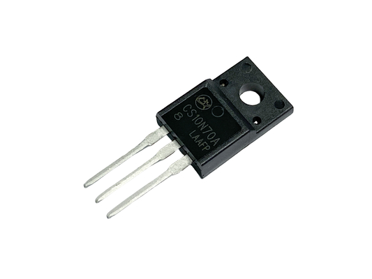 10A700V MOSFET ความดันสูง CS10N70A8 TO-220F สําหรับการจําหน่ายพลังงานที่ไม่หยุด