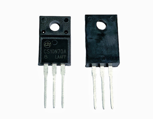 10A700V MOSFET ความดันสูง CS10N70A8 TO-220F สําหรับการจําหน่ายพลังงานที่ไม่หยุด