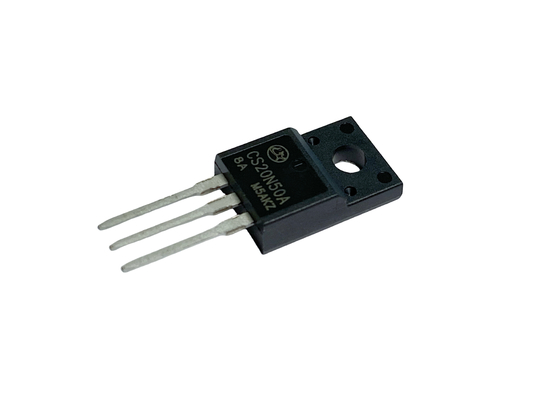 20A500V MOSFET ความดันสูง N-Type CS20N50A8 TO-220F สําหรับเครื่องพลังงาน