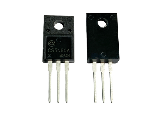 5A600V CS5N60A2 Mosfet ความเร็วการสลับสูง สําหรับเครื่องพลังงานสวิตช์โหมด
