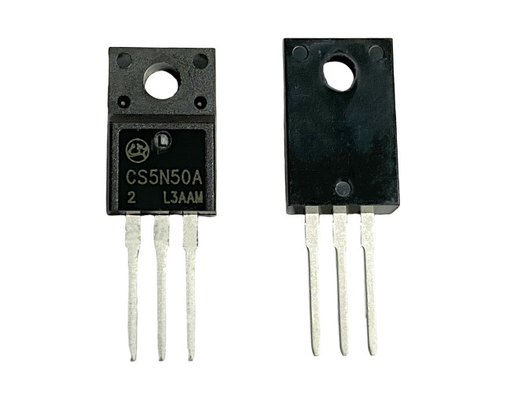 5A500V CS5N50A2 MOSFET ความดันสูง 100% Avalanche ทดสอบช่อง N สําหรับการใช้งานความดันสูง
