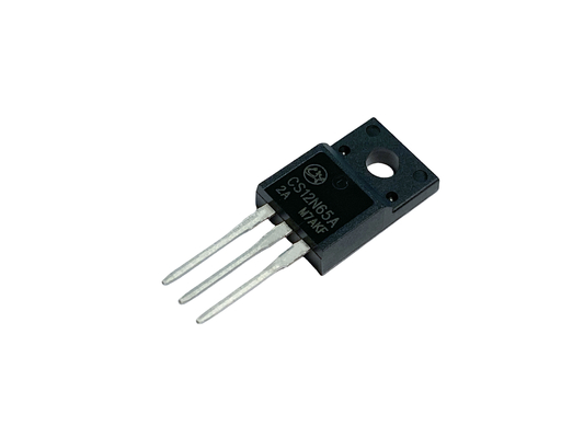12A650V โมสเฟตความดันสูง ความต้านทานต่ําสําหรับอุปกรณ์ปรับเปลี่ยน CS12N65A2 TO-220F