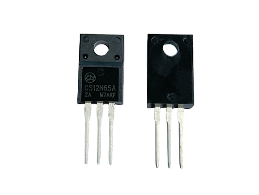 12A650V โมสเฟตความดันสูง ความต้านทานต่ําสําหรับอุปกรณ์ปรับเปลี่ยน CS12N65A2 TO-220F