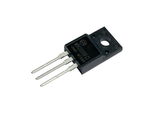 20A 200V Schottky Diodes และความดันด้านหน้า VF ต่ําสําหรับเครื่องขับเคลื่อนมอเตอร์ MBR20200FCT