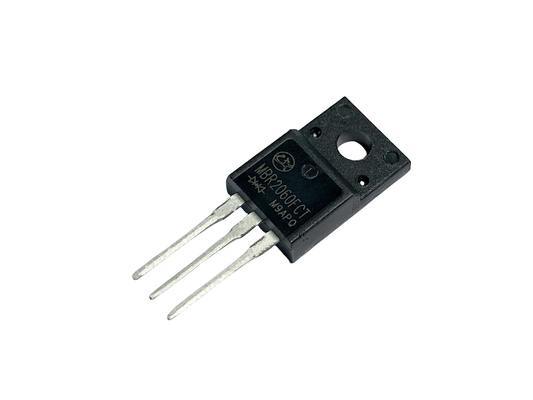 20A600V เครื่องสลับความถี่สูง Schottky Barrier Diodes สําหรับเครื่องพลังงาน MBR2060FCT