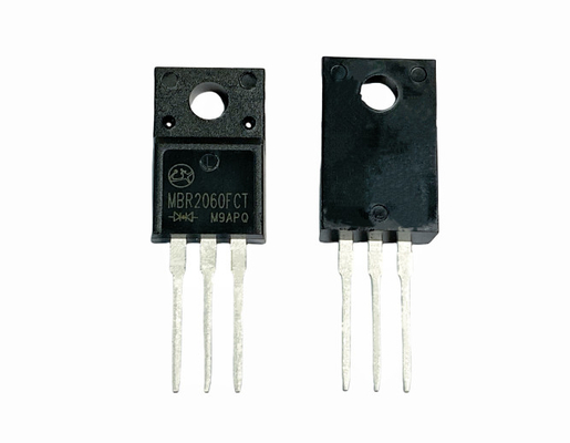 20A600V เครื่องสลับความถี่สูง Schottky Barrier Diodes สําหรับเครื่องพลังงาน MBR2060FCT