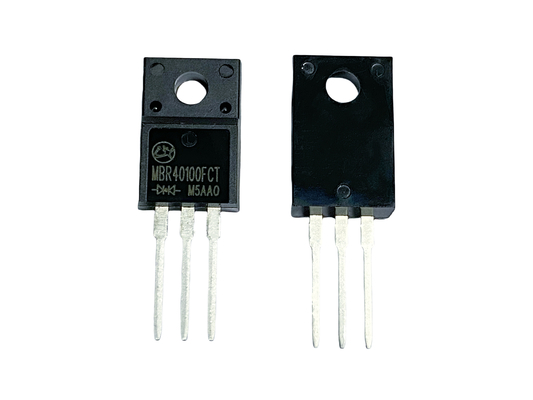 40A 100V ราคาถูก การป้องกันความเร็วการสลับอย่างรวดเร็วสําหรับการป้องกันความแรงดันเกิน MBR40100FCT