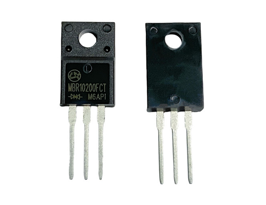 10A 200V VF ต่ํา ปรับความชุ่มชื่นสูง ปัจจุบันกลับ Schottky Diodes MBR10200FCT