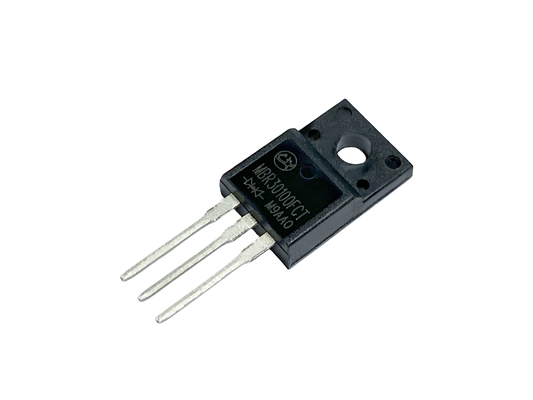 30A 100V Schottky Barrier Diodes ความเร็วในการเปลี่ยนที่รวดเร็วและเวลาการฟื้นฟูกลับที่ต่ํา MBR30100FCT