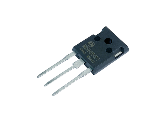 60A 150V ไฟฟ้าสูง TO-247 โดดป้องกัน Schottky สําหรับอุปกรณ์เชื่อมต่อเครือข่าย MBR60150PT