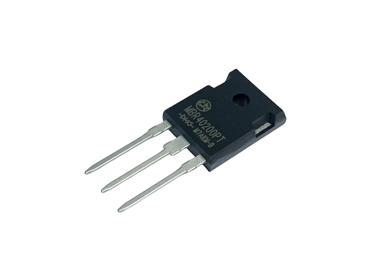 40A 200V ไฮคอร์นต์ Schottky Diodes ป้องกันสําหรับการสลับโหมดการจัดหาไฟฟ้า MBR40200PT