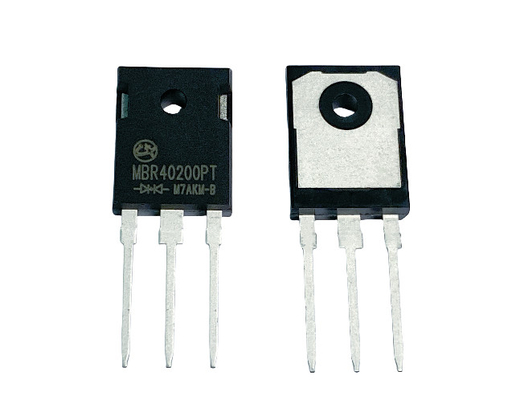 40A 200V ไฮคอร์นต์ Schottky Diodes ป้องกันสําหรับการสลับโหมดการจัดหาไฟฟ้า MBR40200PT