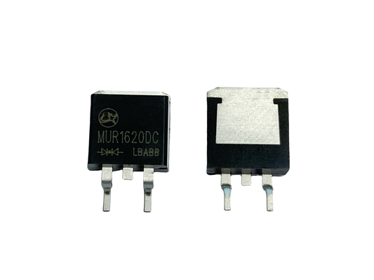 16A200V อุปกรณ์อิเล็กทรอนิกส์ ไดโอ้ดฟื้นฟูเร็วสําหรับปัสดุพลังงาน MUR1620DC
