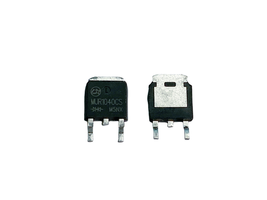 10A400V ไดโอเดสการฟื้นฟูที่รวดเร็วมากสําหรับวงจรความถี่ความแรงกังวลต่ําไปข้างหน้า MUR1040CS