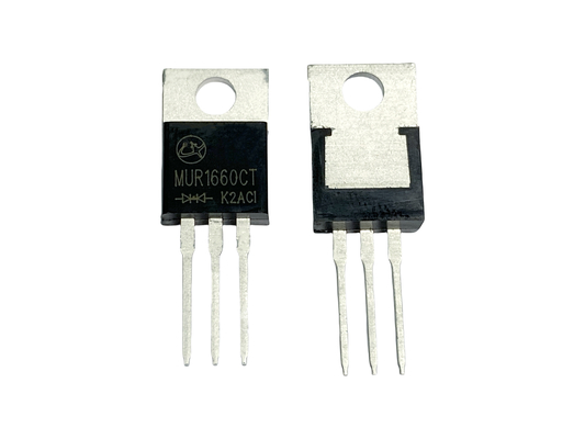 16A600V MUR1660CT FRD เครื่องไฟฟ้าไดโอเดอร์ปรับปรุงหลายฟังก์ชัน