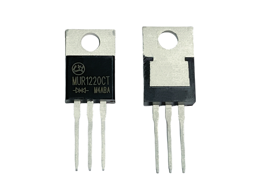 12A200V ความมั่นคงทางความร้อน ไดโอเดสการฟื้นฟูที่รวดเร็วมากสําหรับอุปกรณ์ประสิทธิภาพสูง MUR1220CT