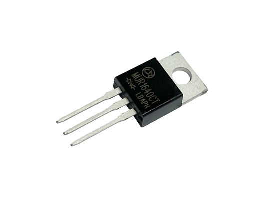 16A400V TO-220AB ไดโอ้ดฟื้นฟูเร็วสําหรับเครื่องปรับประสิทธิภาพสูง MUR1640CT